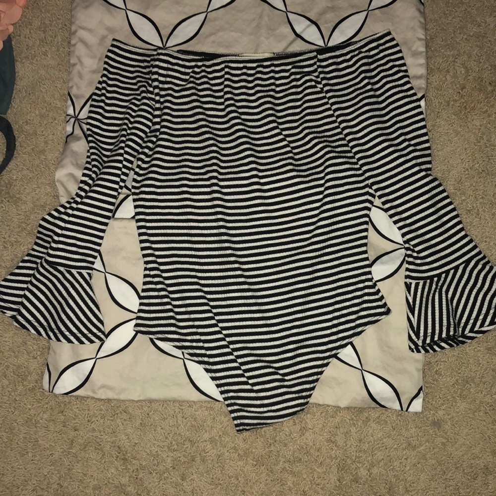 Off the shoulder body suit